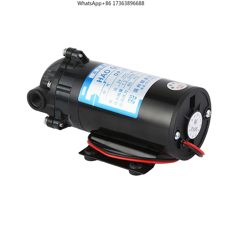 Portable Electric 5L/min DC 24V Water Pump High Pressure Caravan Small Suction 5m Diaphragm Temperature Resistance DP-60 OEM