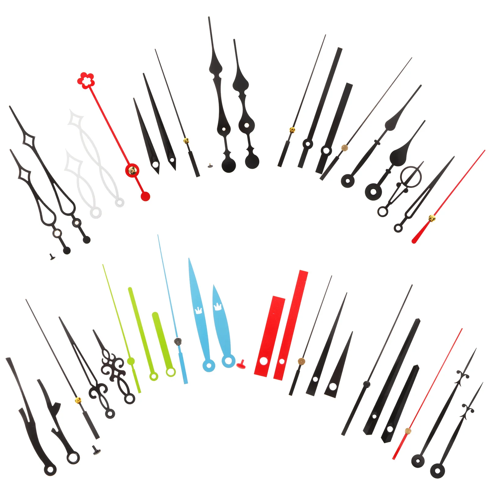 

15 set Kit Mute Hands For Wall Repair Replacement Diy Diy Repair Hands Accessories Kit Clock Clock Parts Parts