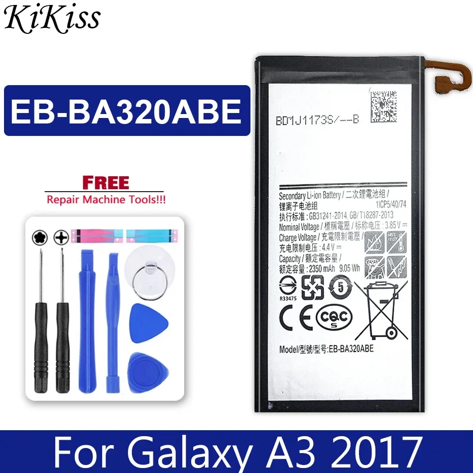 Battery For Samsung A3 A5 A7 2015 2016 2017 Edition A300 A310 A320 A500 A510 A520 A700 A710 A720 EB-BA310ABE for Galaxy A8 A9