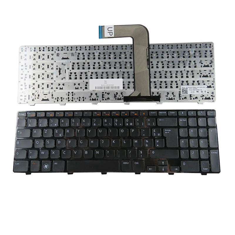 GZEELE Laptop Keyboard For Dell For Inspiron 15R N5110 M501Z M5110 M511R Ins 15RD-2528/2428 P17F US/SP/FR/RU/AR Black English