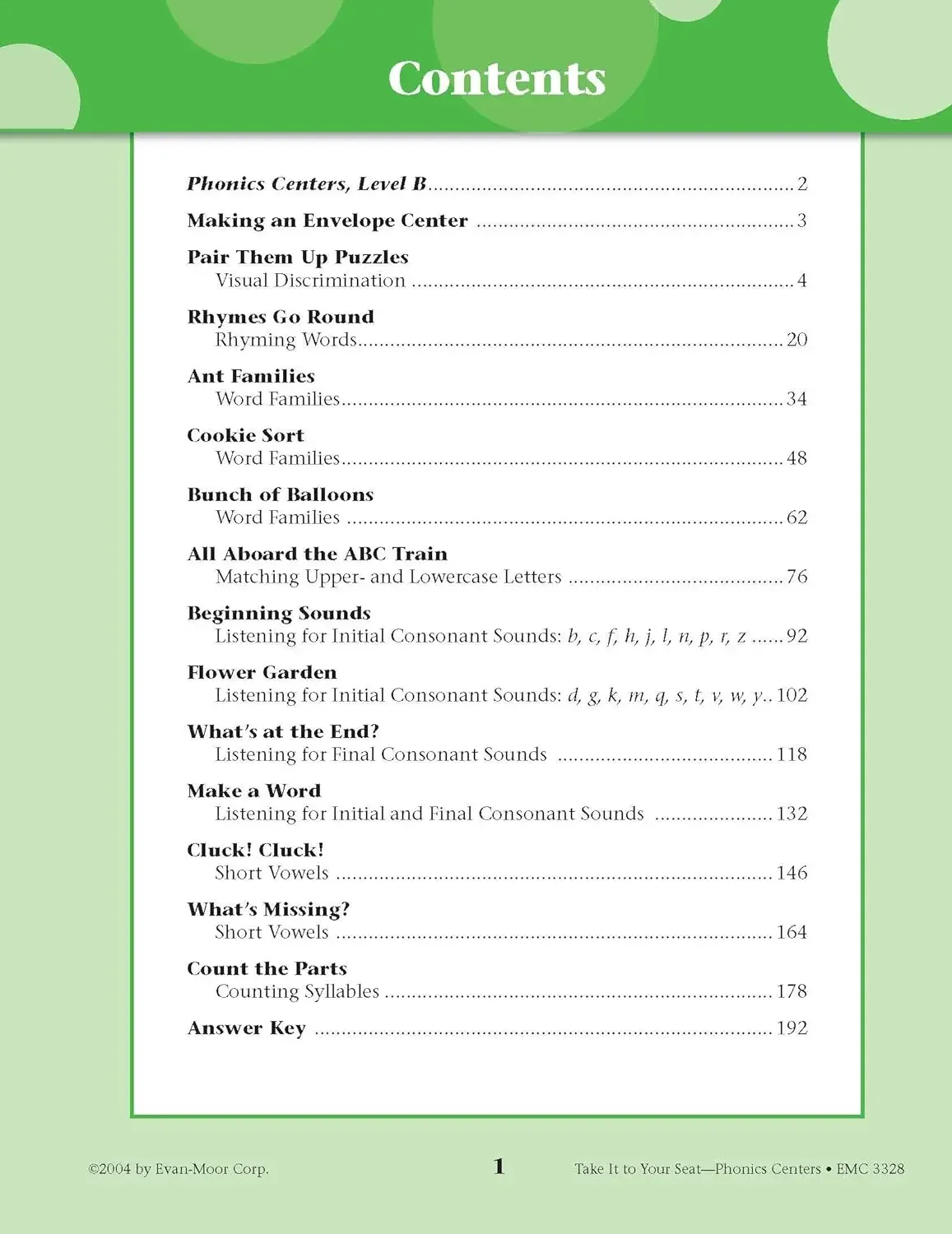 Evan-Moor خذها إلى مراكز الصوت الخاصة بمقعدك، مصنف الصفوف K-1، العمر 5 6 7 8، الكتاب الإنجليزي 9781557999818 #2