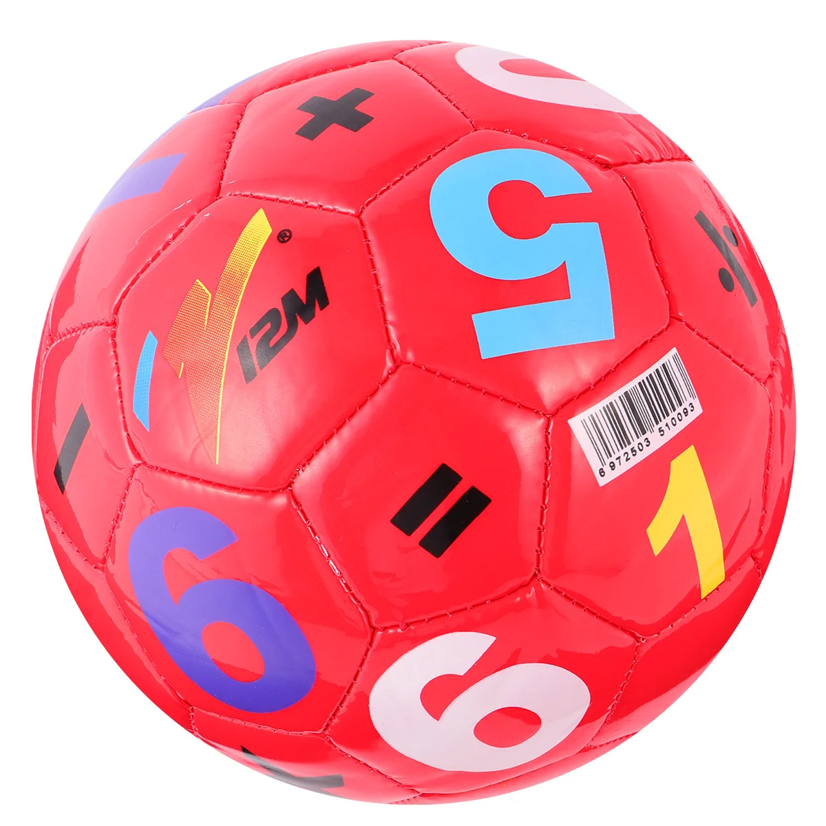 Kleurrijke voetbal PU-materiaal elastische bal voor kinderen buiten ouder-kind communicatie vroege onderwijs coördinatie ontwikkeling