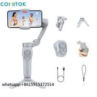 TLCRETE COMITOK L7Cpro 3 Axis Phone Gimbal Stabilizer for Video Vlog Shooting Anti-Shake Mobile Gimbal with AI Face Tracking Fun