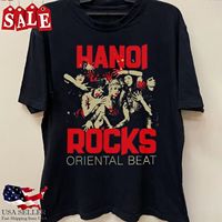 New Hanoi Rocks Oriental Beat Gift For Fans Unisex S-5XL Shirt 1LU636