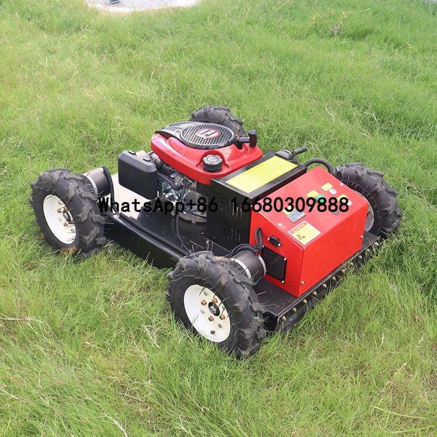 

Remote control 7 8 9 550mm Gasoline Robot Lawn Mower Grass Cutter Flail Mower Wheel Mowers Petrol Lawnmower