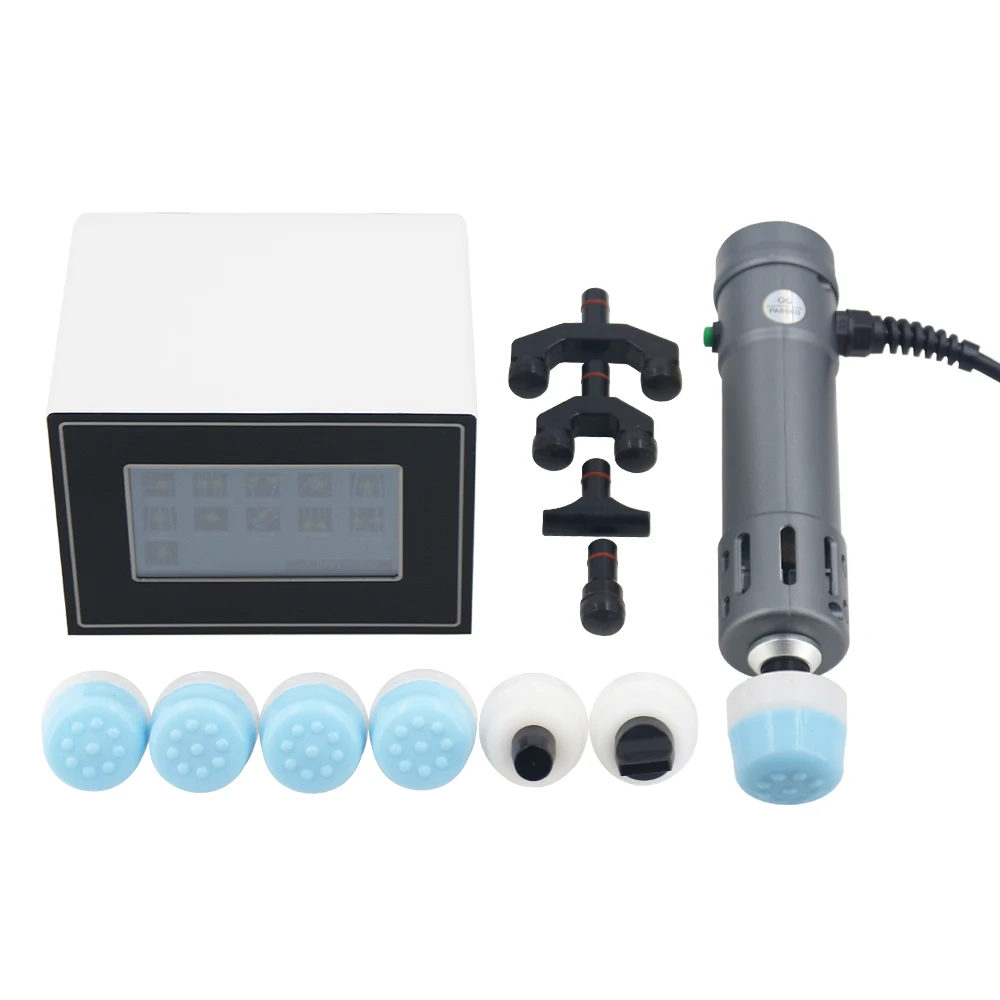 آلة العلاج بالمستخدمين لضعف الانتصاب علاج الضعف الجنسي لتخفيف الآلام 2in1 بندقية ضبط موجة الصدمة بتقويم العمود الفقري #6