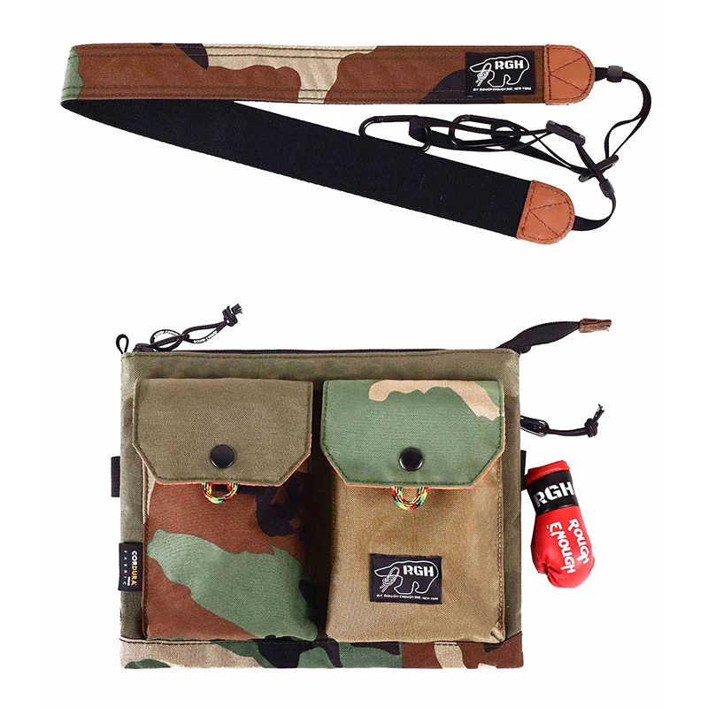 

Rough Enough Crossbody Bag for Men With Shoulder Detachable Camera Strap Cell Phone Purse RE8528