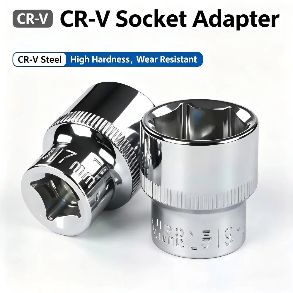 2Pcs 17mm&21mm Chrome Vanadium Steel Tire Valve Stem Removal Socket Set, Heavy Duty Valve Core Tool Kit for Car Truck Motorcycle