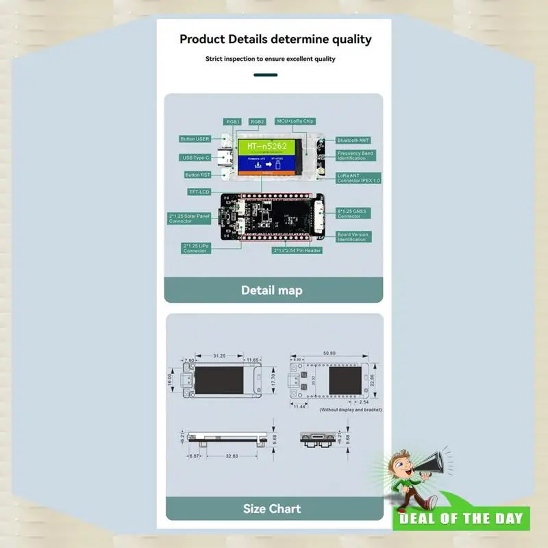 

24-часовая доставка Металастичный трекер T114 V2 NRF52840, SX1262, GPS, Lorawan, Arduino, совместимый с малой мощностью BLE и Wi-Fi Devboard A