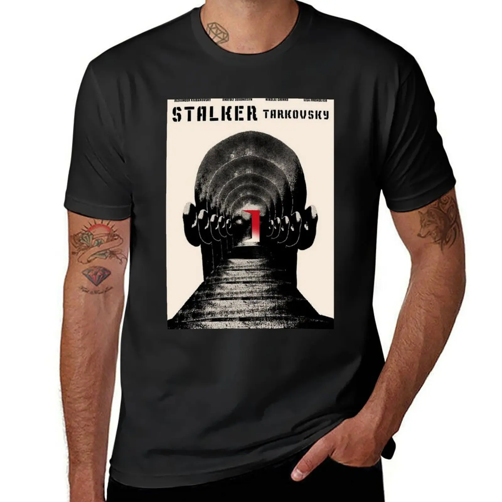 Stalker by Andrei Tarkovsky Movie Poster T-Shirt new edition funnys t shirts for men cotton