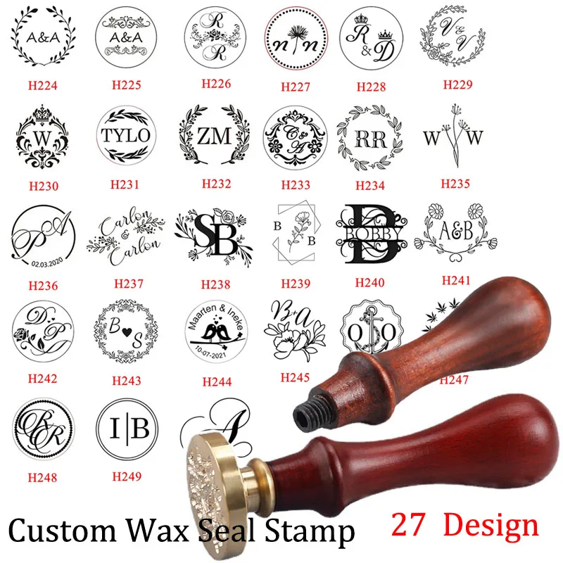

Изготовленный на заказ штамп с сургучной печатью для письма, рукоделия, конвертов, подарочной упаковки, выпускных подарков и свадебных приглашений, персонализированный восковой штамп