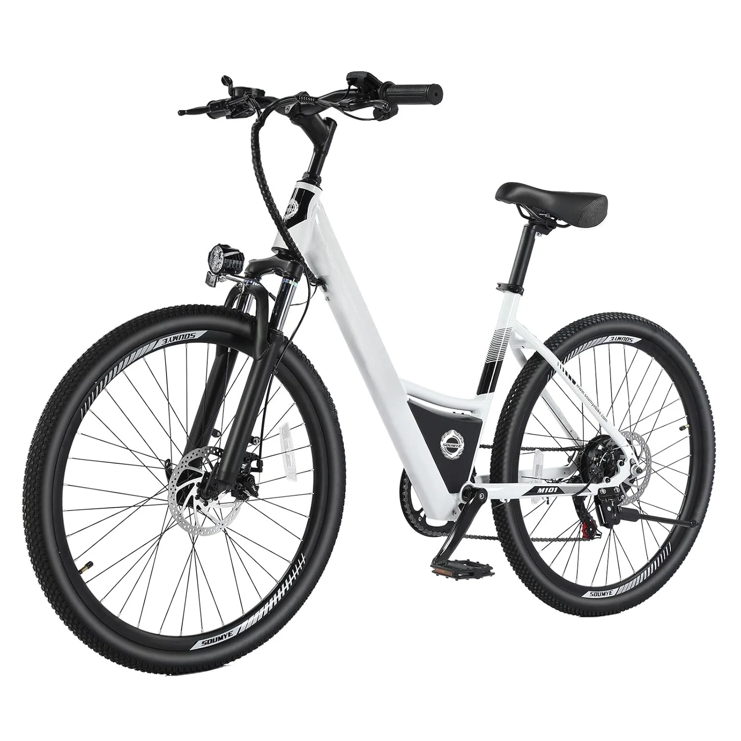 

Electric Mountain Bike for Adults 26" Step-Thru/Over Commuting Ebike for Men Women with Peak Power 540w, 360Wh, Customized