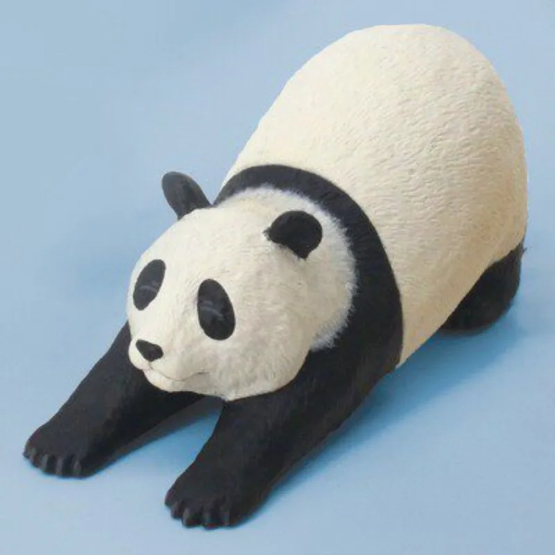 

Genuine Animals Stretching Panda Tiger Cat Shiba Inu First Series Figurine Capsule Toy Eggshell and Egg Membrane