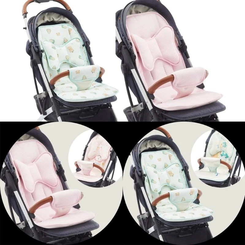 

Q81A Upgrades Infant Strollers Pad Breathable Cotton Cushions Cotton Infant Seats Pad