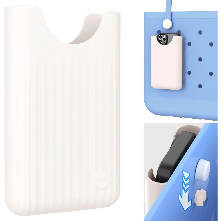 

Вставка-держатель телефона для сумки Bogg, держатель для мобильного телефона, кнопка Accory с фиксирующей пряжкой, совместимая с L XL Original Baby Bogg Si