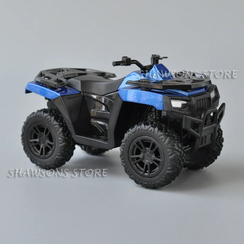 1:24 Diecast Model ATV Toys All Terrain Vehicle Quad Bike Pull Back Miniature Replica