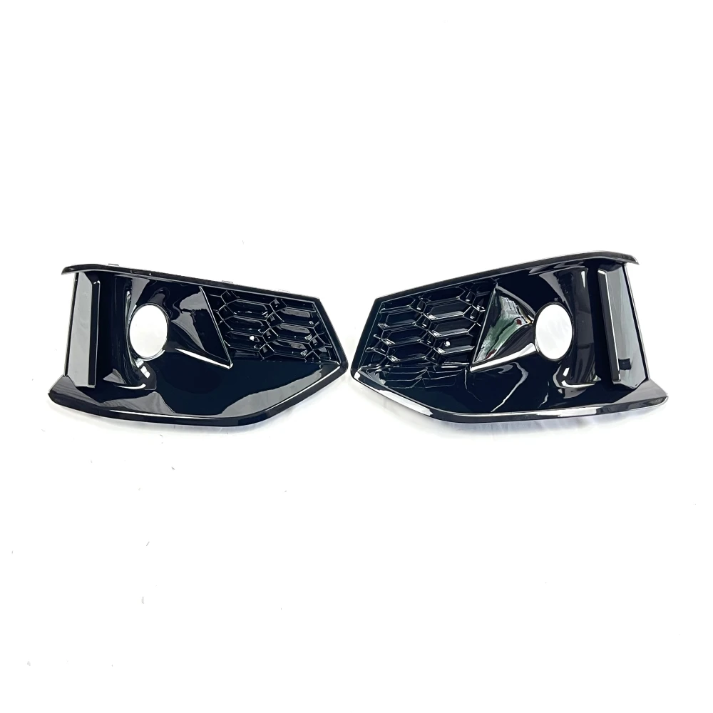 Car Spare Parts A4 Fog Grille For  A4 Rs4 Fog Lamp Cover With Black Color 2021 custom