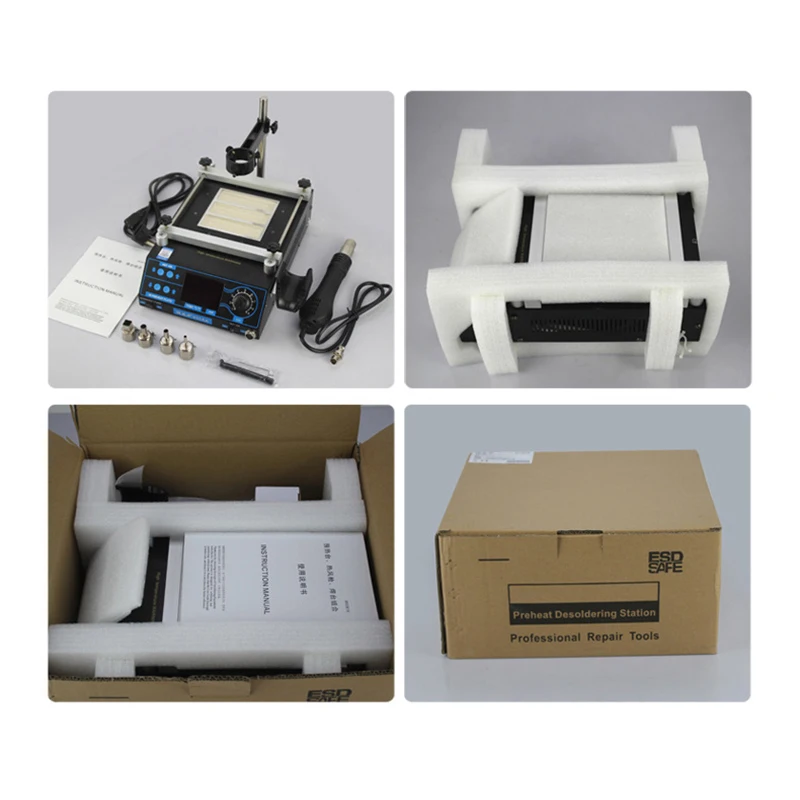 YIHUA 853AA IR BGA Rework Station PCB Preheating Station for IC Chip Phone Motherborad Soldering & Desoldering Repair Tool