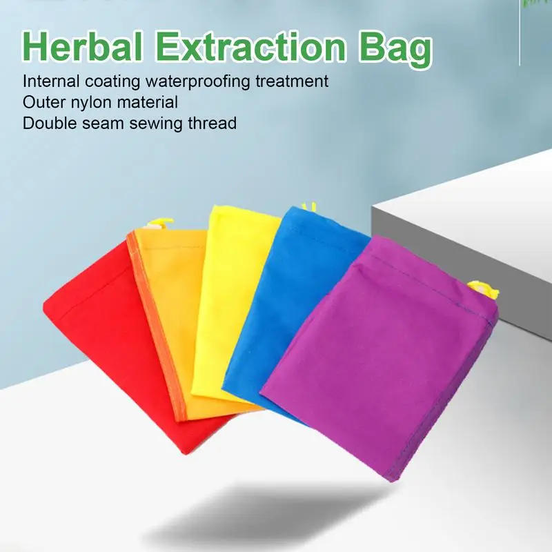 Garden Grow Bag Hash Herbal Bags Mesh Extraction Bag Broth Brew Soy Milk Filter Bags Soup Gravy Broth Stew Filter Home Accessory