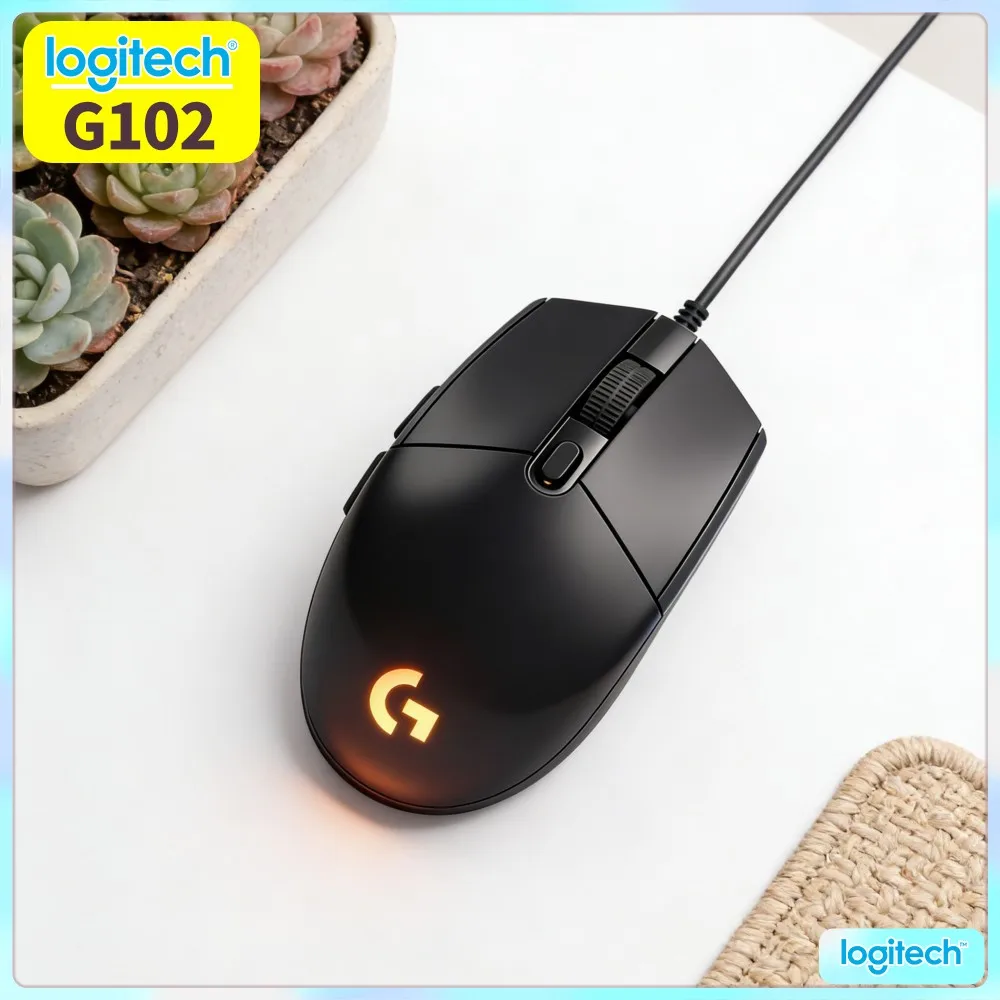 Logitech G102 Prodigy Gaming Mouse,Custom Key Assignment Function,Simplify Tedious Manual Operation Inside PC Games