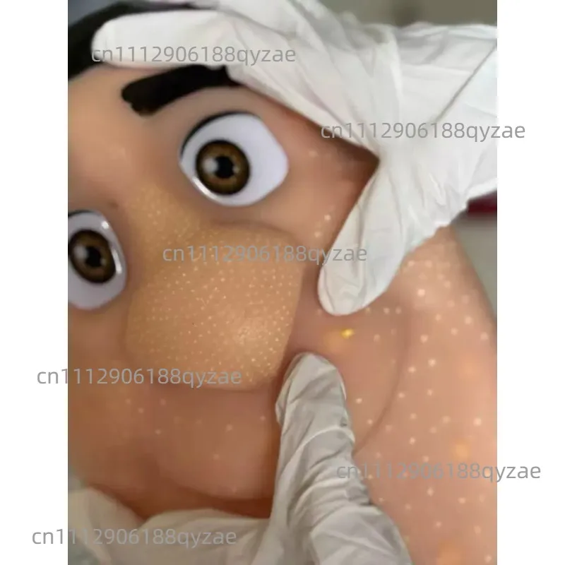 Stress Relief Squeeze Toy Big Head Model Clip Acne Strawberry Nose Burst Pimple Anxiety Depress