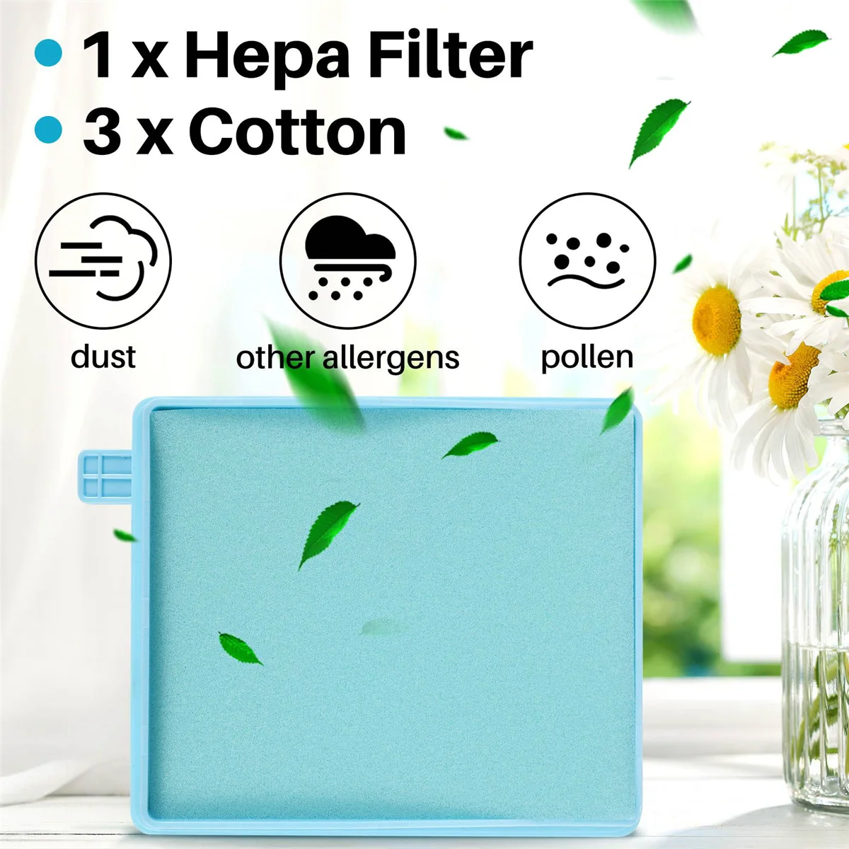 4 teile/los filter Mesh Hepa Filter Büffel-Mistral für Philips Staubsauger fc8515 fc8516 fc8517 fc8518fc8470 fc8471