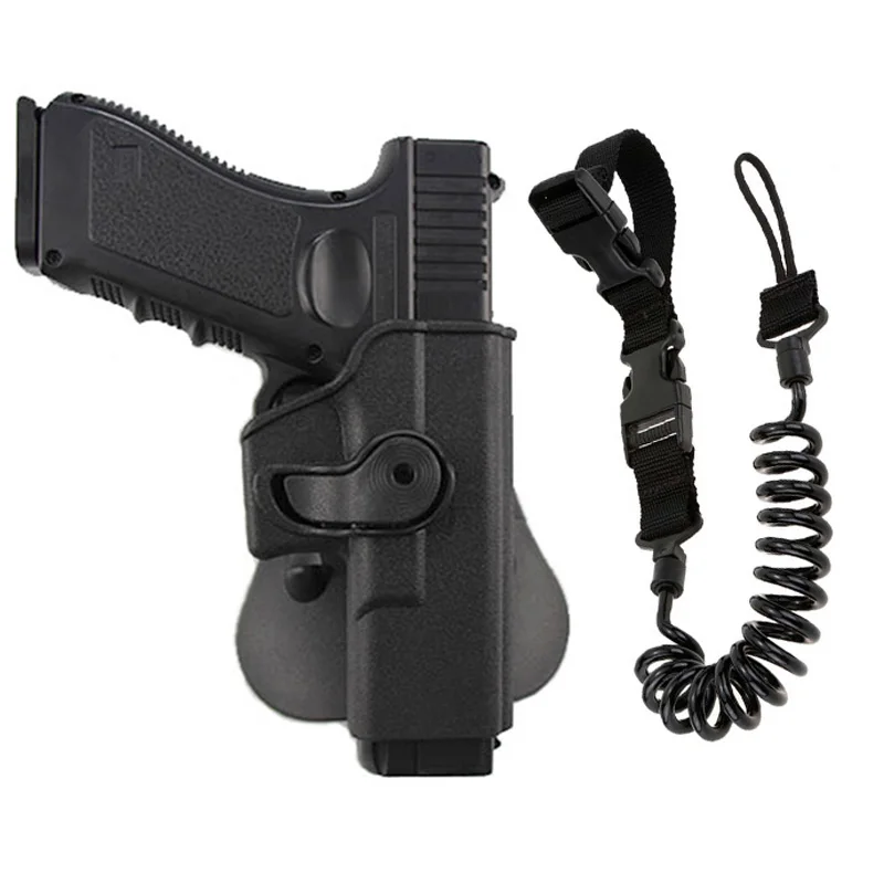 Coldre tático para pistola glock g17 g19 22 34 43x G1-5 airsoft coldre de pistola com arma acessórios de caça coldres