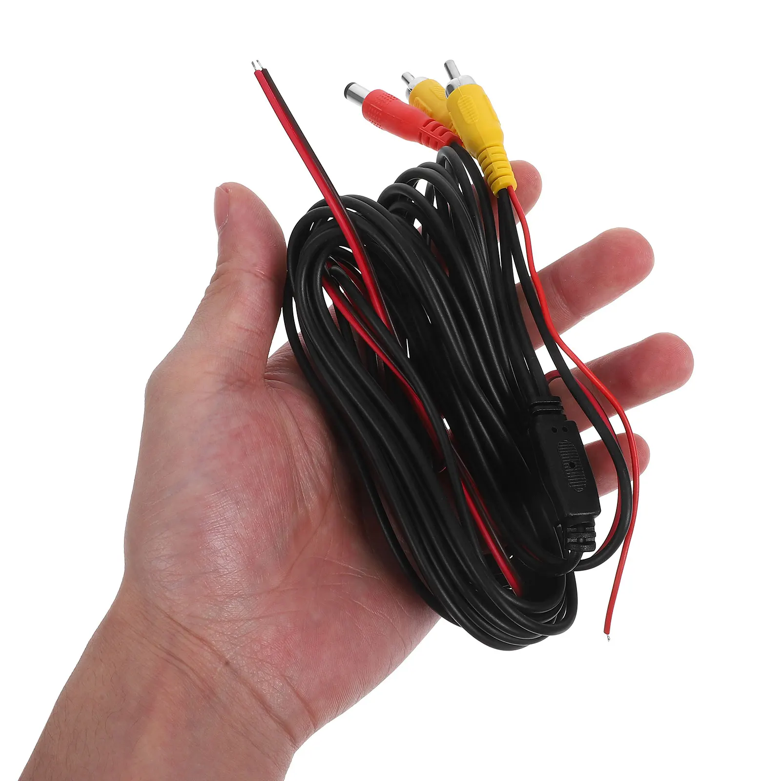 

6M Backup Camera Extension Cable For Car Reverse Camera Video Power Transmission Long Rear View Cable Parking Monitor