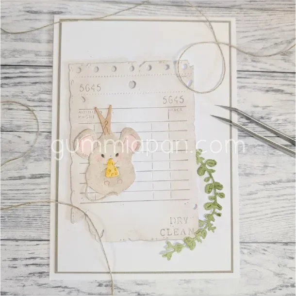 The Mouse Is Holding Cheese in Its Hand Metal Die Cutting 2026 New DIY Die Molds Scrap Booking Paper Making Cuts Crafts Big Die view 3