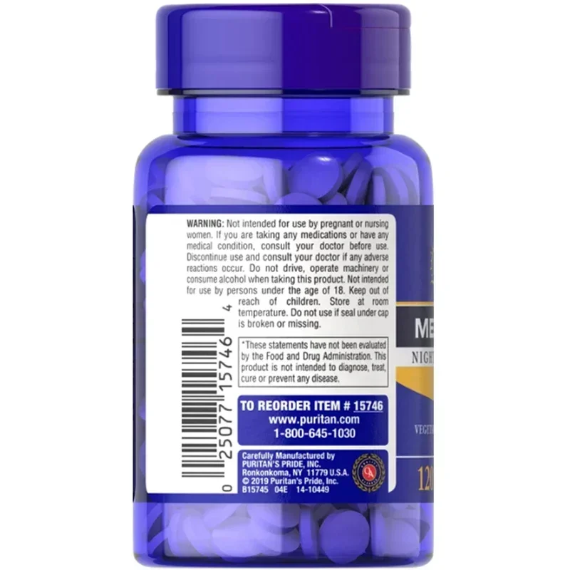 5 Mg Tablets Pineal Gland Tablets Sedative Sleep Aid Balanced Sleep Quality Health Food Dietary Supplements