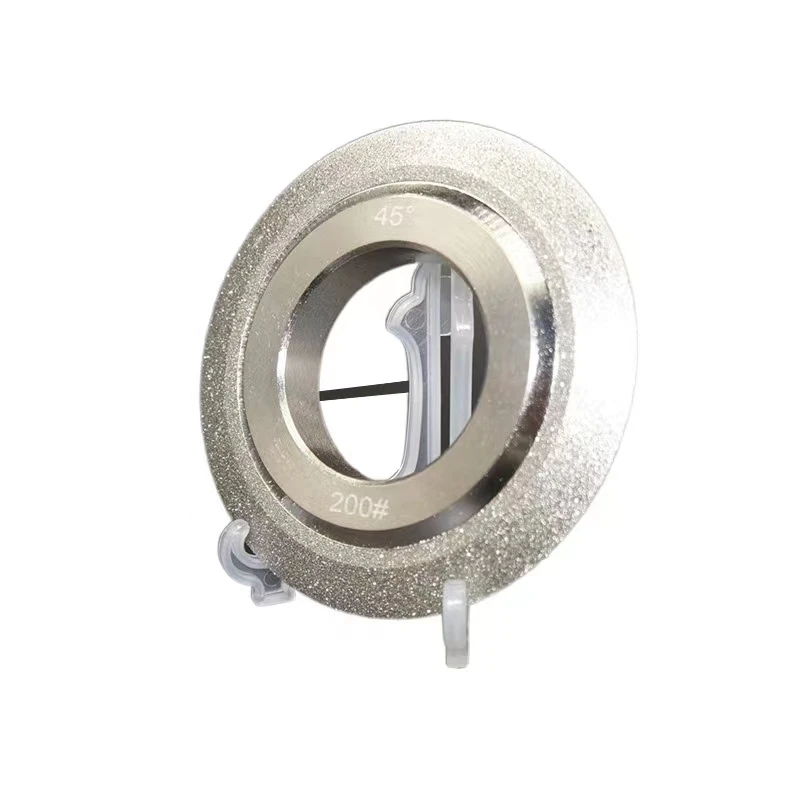 

SDC Diamond Grinding Wheel Double-beveled Alloy 14E1 PSX Ceramic Graphite Tungsten Steel Forming Grinding Open V-groove