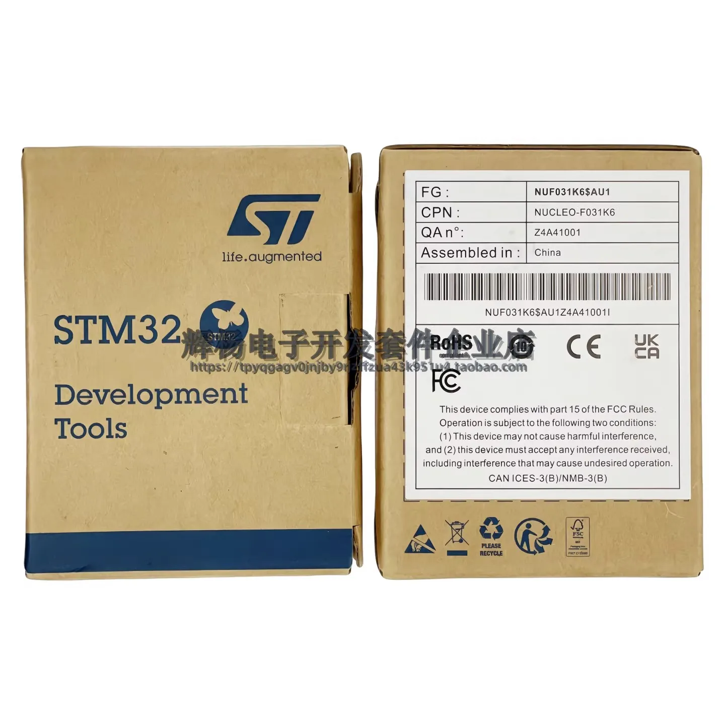 

Плата разработки STM32 Nucleo-32 (NUCLEO-F031K6) на базе микроконтроллера STM32F031K6