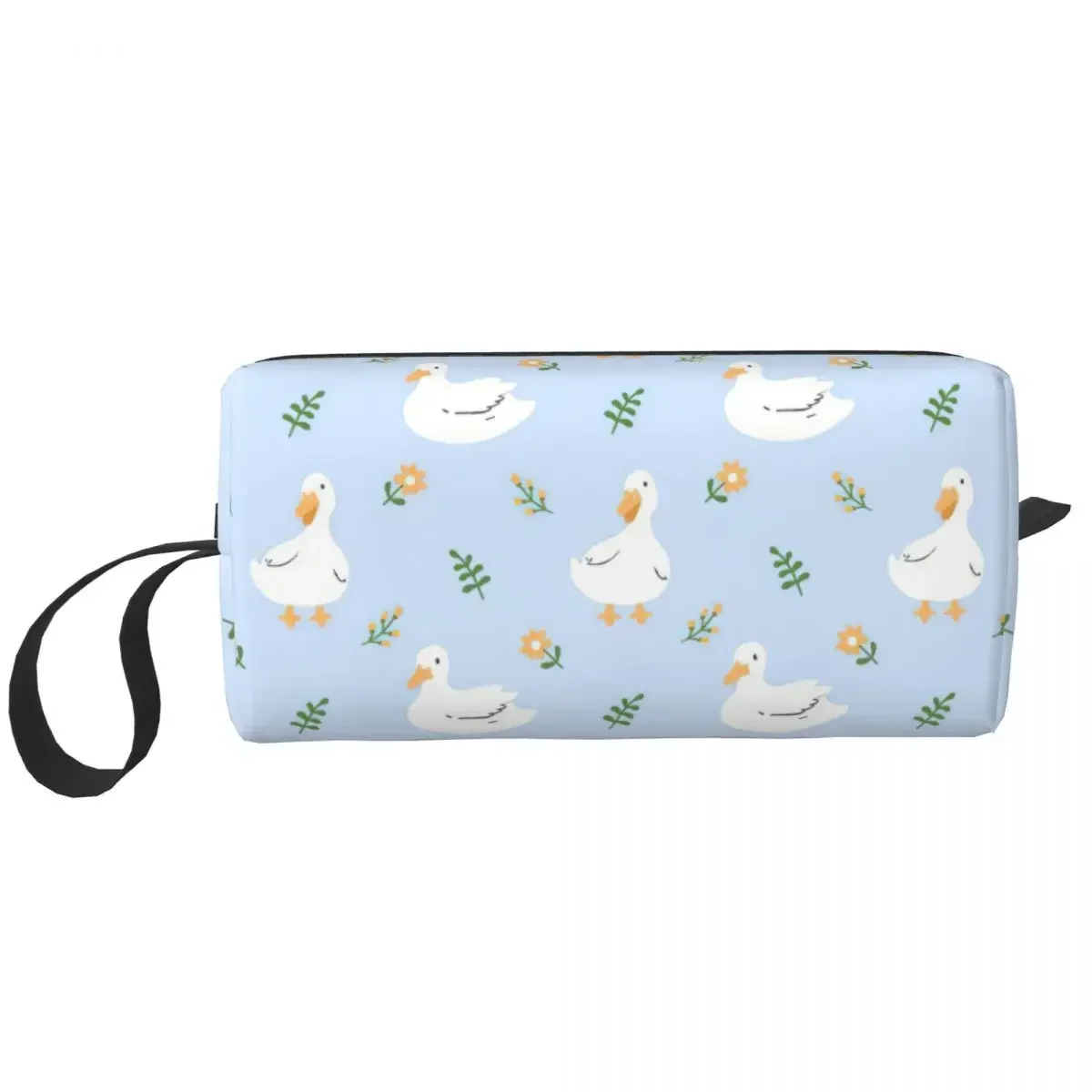 

Cute Duck Flower Makeup Bag Pouch Cosmetic Bag Men Women Cartoon Toiletry Bags Accessories Organizer