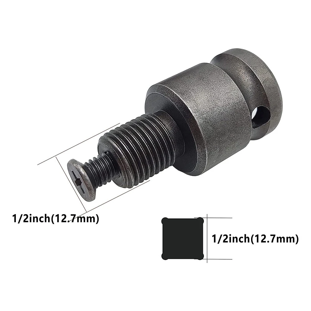 Portabrocas sin llave de 1,5-13Mm, adaptador de llave cuadrada de 1/2 pulgadas, 20UNF con vástago sds-plus, vástago hexagonal de 1/4 pulgadas