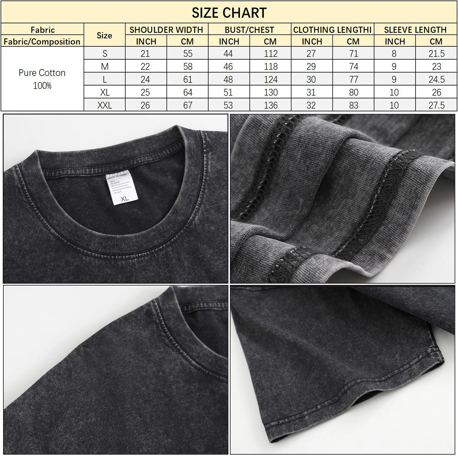 الصلاة مطبوعة متعدد الألوان غسلها تي شيرت 230 جرام الرجال فضفاض عصري عصري القطن قصير الأكمام أعلى التخليص بيع #6