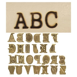 26 Stuks Hot-Postzegels Hoofdletters Alfabet Set Zuiver Koper Diy Soldeerbout Tip Graveren 26 Alfanumerieke Symbolen Branding