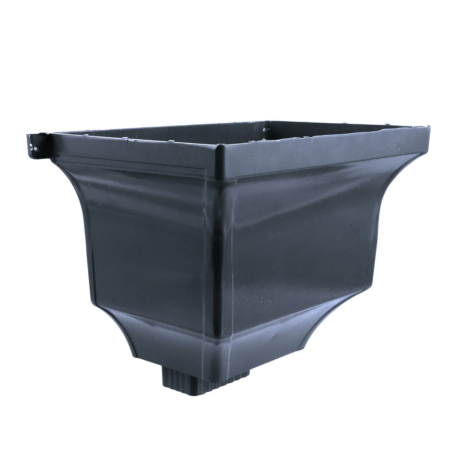 Rainwater Collector Diverter Aluminum Alloy Curved Shape Outdoor Gutter Adapter 30x22x18cm Downspout Extension