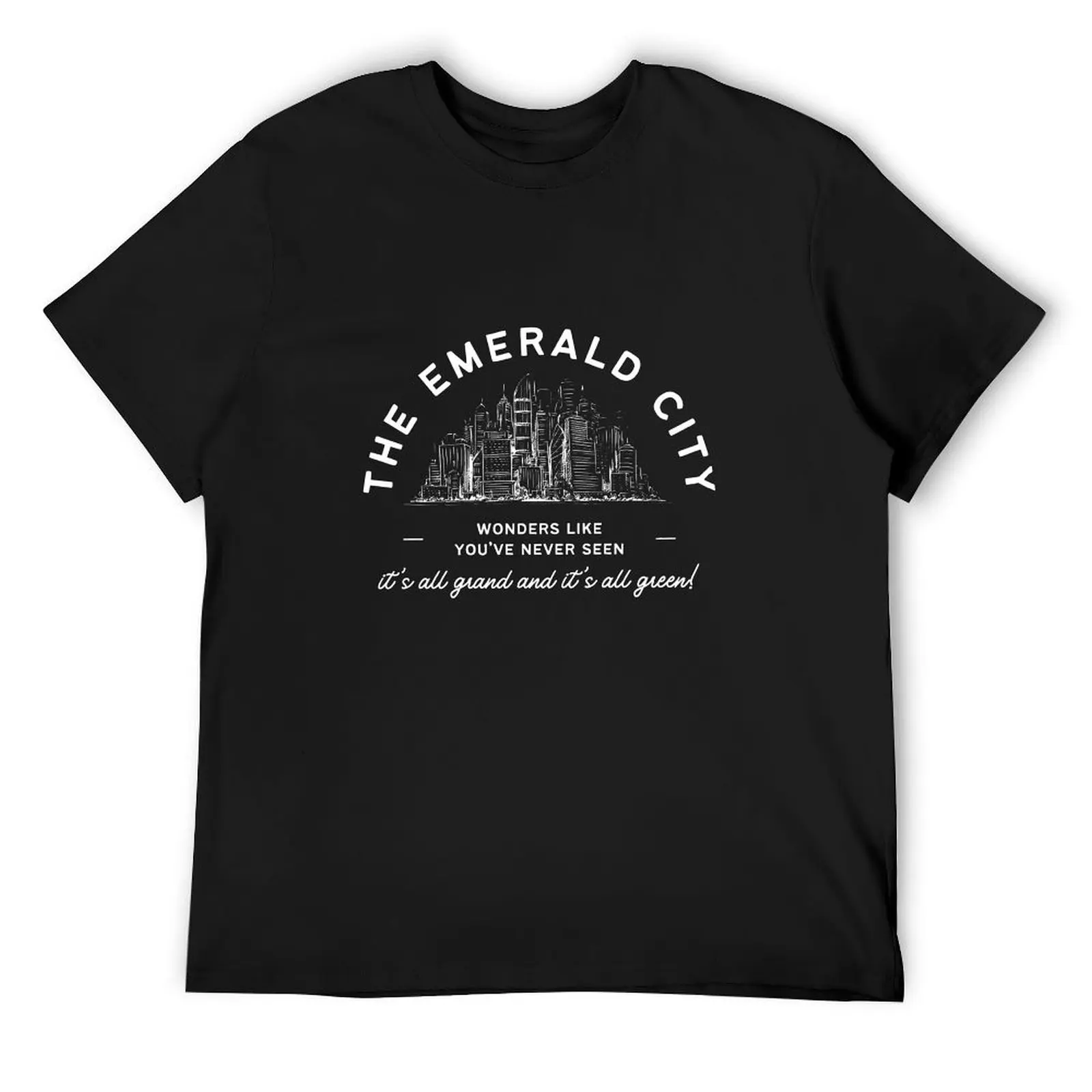

The Emerald City Wicked Movie T-Shirt blue lock cotton man t-shirts Clothing fruit of the loom mens t shirts