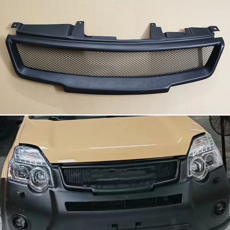 For Nissan X-trail Rogue 2011 2012 2013 Year Racing Grille Matte Black Grill Body Kit Accessories