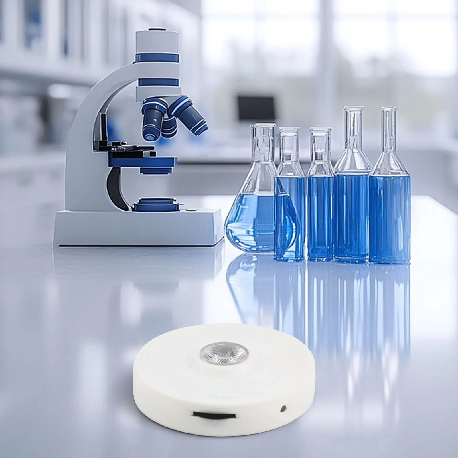 1 Set LED Microscope Light With USB Power Cable 5V 5W IlluminatorLightIntensity =Microscope =LEDLight =Power Tools