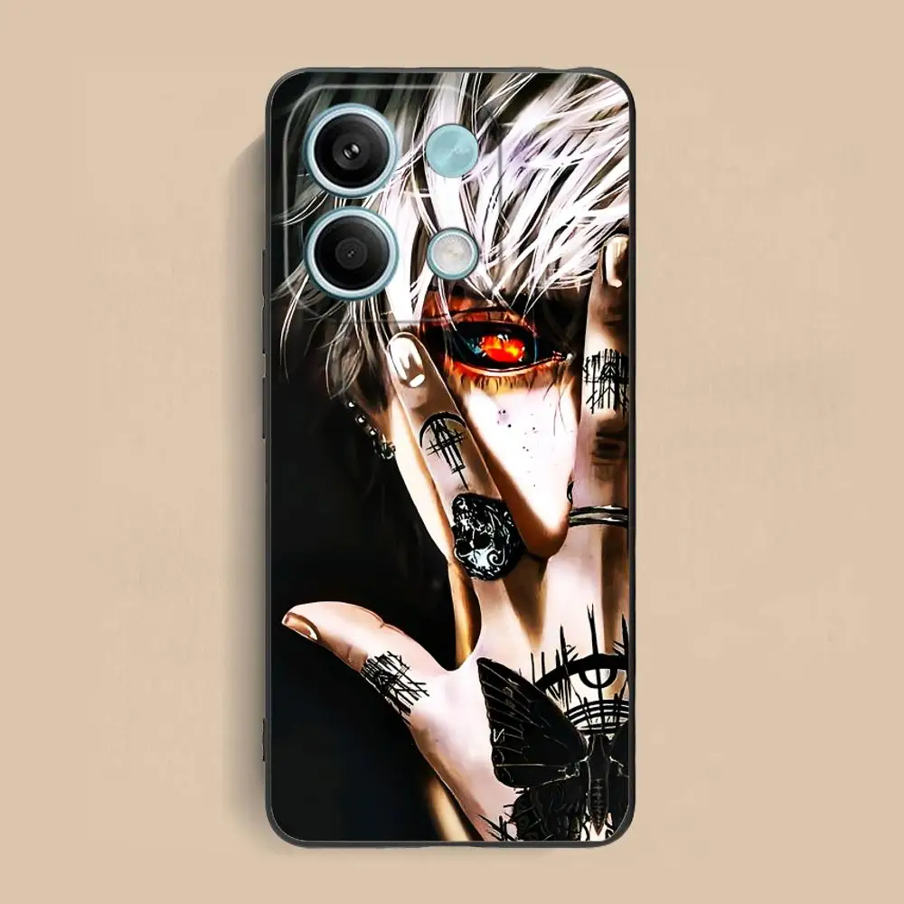 Funda de teléfono Tokyo Ghoul Ken Kaneki para Xiaomi Redmi Note 14 13 12 11 S Pro Plus 4G 5G, funda con impresión en Color, bonito lujo