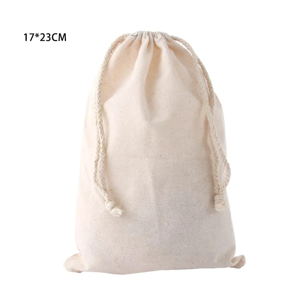 

Storage Rice food Fabric Cotton Travel Hanging Bag Reusable Home Storage Drawstring Bag Organization Storage Bag