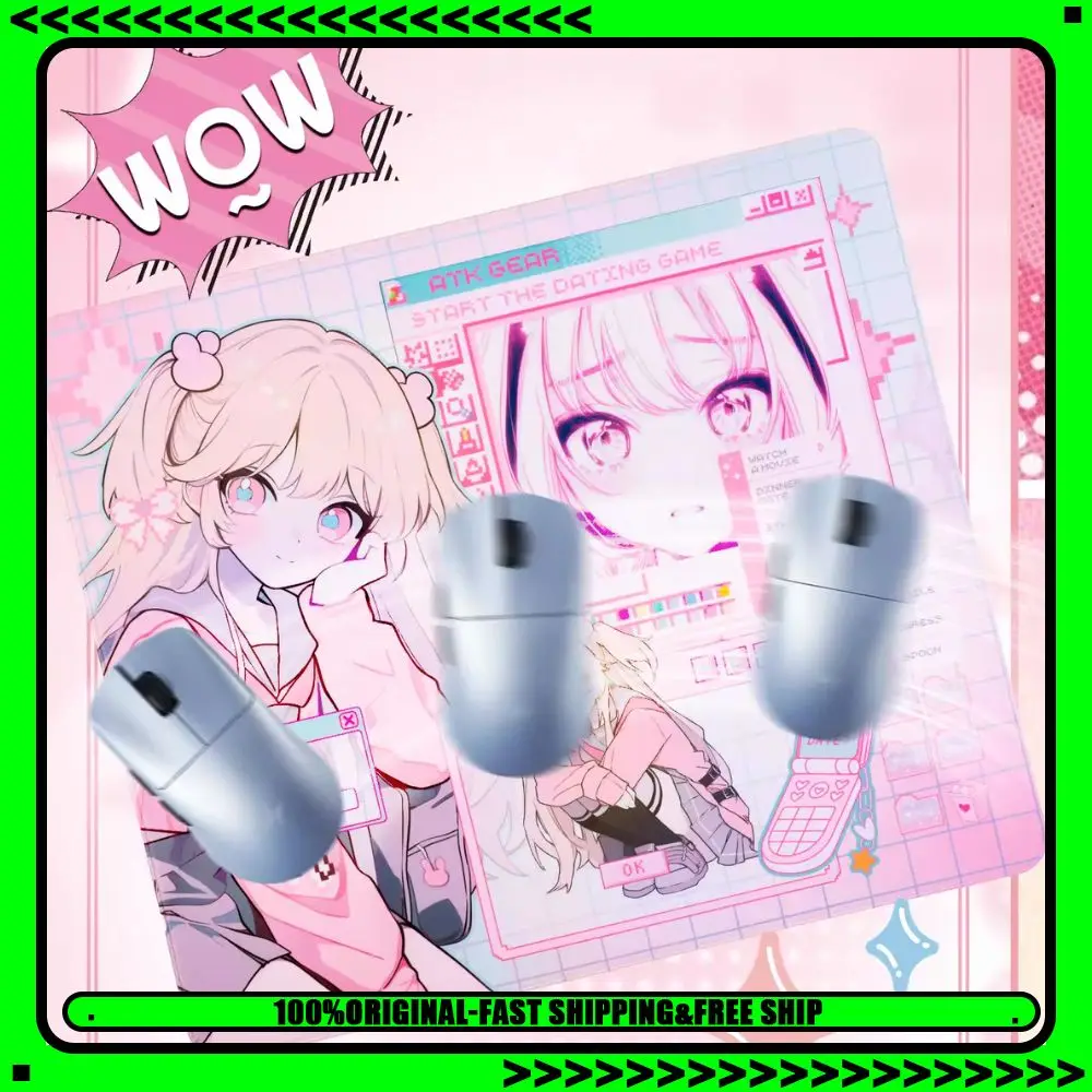 

ATK Nana Mid Smooth Mousepad ATK Dream Neutral Balance Mouse Pad 490x420x4mm SOFT FPS Mousepads PC Gamers Custom Office Gift