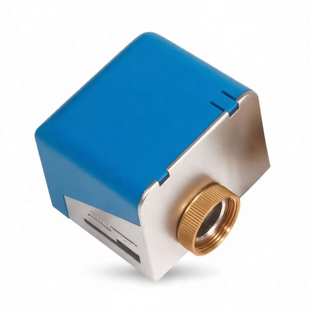 Motorized Two Way Valve Brass HVAC Thermal Actuator Central Air Conditioning Piping Control Valve Manual Switch 220V DN Series