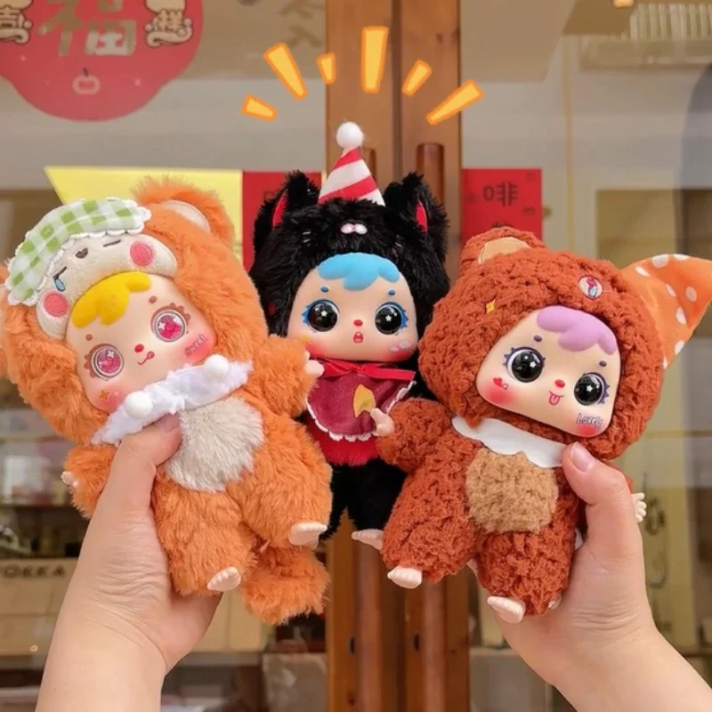 

Три маленьких волосы, спящая плюшевая слепая коробка, модная игрушка, милая кукла, мультяшная кукла, кулон, рюкзак, ювелирное изделие, кошелек, орнамент, подарок для девочки