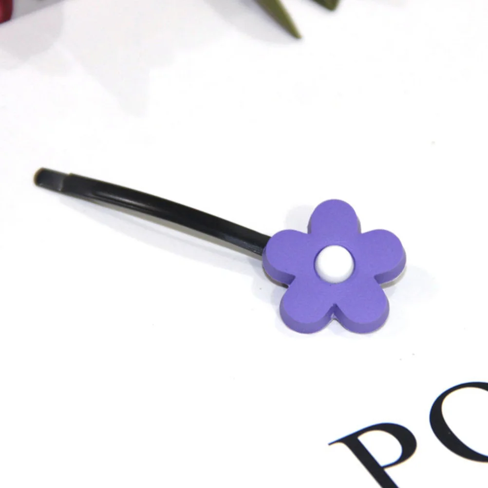 

6Pcs Small Flower Hair Clips Candy Color Cute Fashion Girls Hairpin for Women Party Wedding Daily Wear Hair Accessories