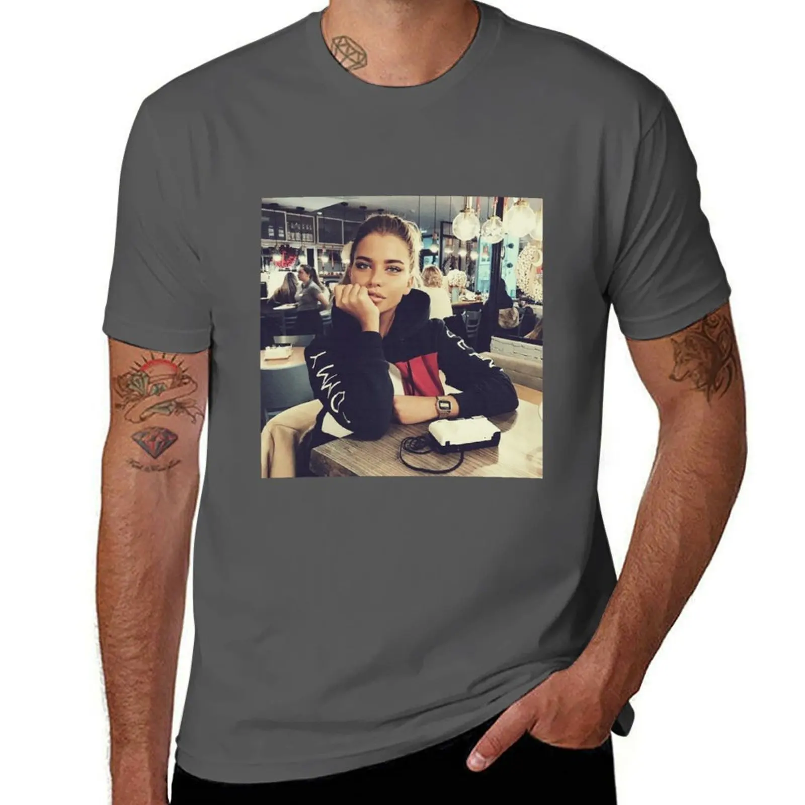 

Adriana Lima T-Shirt Christmas Theme Tee Top