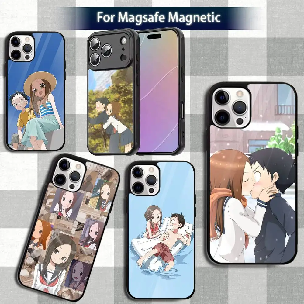 

Teasing MasterS Takagi-sanS Phone Case For iPhone 13,12,15,17,11,16,14,Pro,Max,Plus,Mini,Magsafe,Magnetic Wireless Charging Case