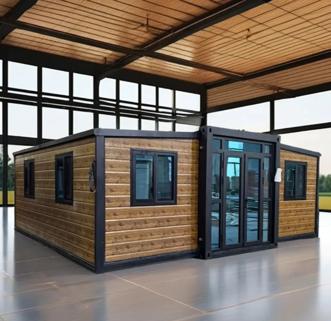 40ft توسيع الحاويات منزل فاخر عطلة فيلا 1 2 3 4 غرفة نوم جاهزة المنزل وحدات الصلب مكتب بناء مع الحمام #2