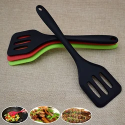 Ustensiles de cuisine en silicone, spatule, œuf, poisson, poêle à frire, pelle à frire, tourneurs fendus, ustensiles de cuisine, gadgets de cuisine